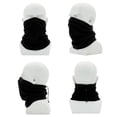 thumbnail image 4 of (Price/each)Muka Fleece Winter Neck Warmer Thick Thermal Neck Gaiter Windproof Cold Weather Face Mask for Men Women-Black, 4 of 6