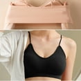 thumbnail image 5 of luopital 5 Pieces Cami Bras Women's V-Neck Padded Seamless Straps Bralette Everyday Basic Sleeping Bra with Removable Pads for Women Girls S, 5 of 7