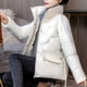 thumbnail image 4 of Chaquetas y abrigos casuales sin capucha de manga larga para mujer, abrigo cálido con bolsillo, chaqueta larga de invierno, parkas de plumón para mujer, 4 of 4