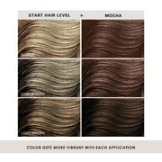 Keracolor Semi Permanent Hair Dye 3 in 1 Clenditioner, Mocha, 12 fl oz
