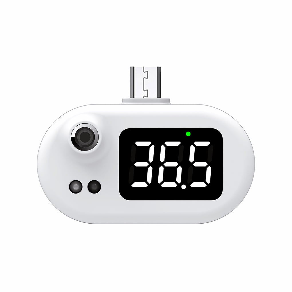 Phone Thermometer Non Contact Digital Mini Thermometer Portable Smart Temperature Measurement, Replacement for Android