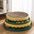 thumbnail image 2 of Cat Scratcher Toy Cat Scratching Board Toy Cat Scratch Pad Toy Cat Scratcher Cardboard Toy Cat Scratching Lounge Bed Cat Scratcher Toy PET Resin Double Layer Wearproof Large Space, 2 of 6