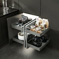 thumbnail image 2 of HIGOLD Shearer Full-Open Magic Pull Out Basket For Left & Right Blind Corner Cabinet, 2 of 6