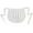 White apron with whi, variant on Aellinatey Maid Cosplay Costume Half Apron Waitress Servant Costume Apron