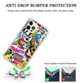 thumbnail image 3 of Pop Art Cartoon Case for iPhone 11 Pro,Aesthetic Art Design TPU Shock-proof Cover Case, 3 of 5