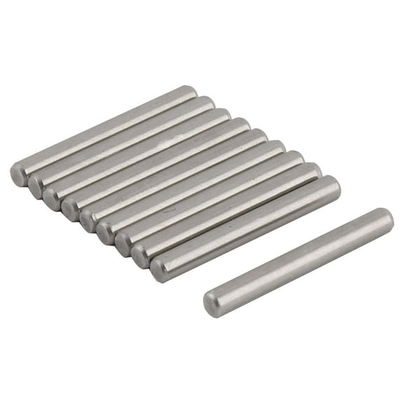 304 Stainless Steel Straight Retaining Dowel Pins Rod Fasten Elements 0.1" x 1"