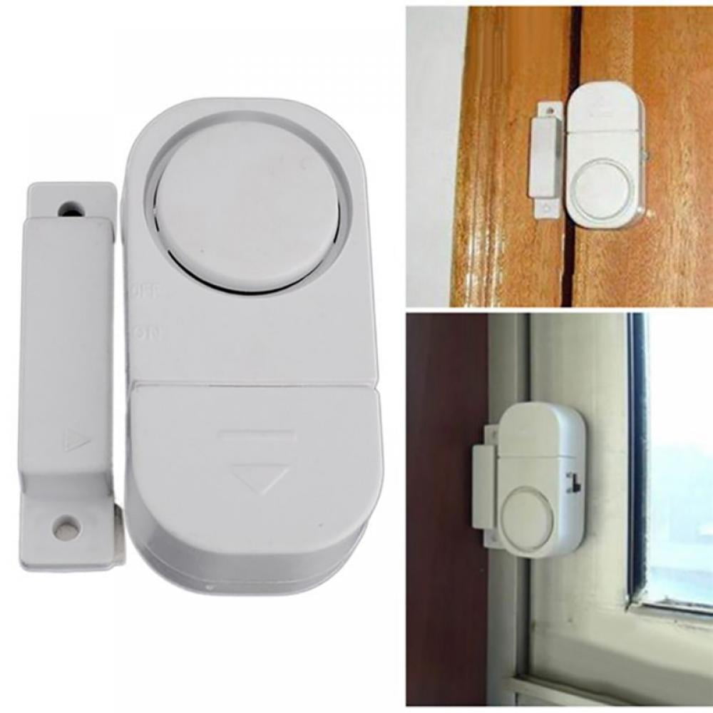Wireless Door Window Alarm, Magnetic Burglar Alert Sensor with Batteries, Loud Door Alarms for Kids Safety, DIY for Home Security, Office Protection,Shopping Store