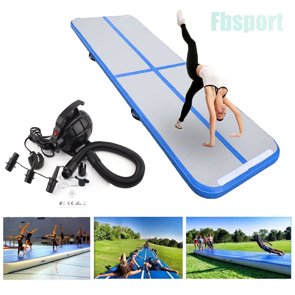 9.84ft air Track mat Inflatable Gymnastics airtrack with Electric Air