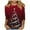 S Red, variant on Christmas 3/4 Sleeve T Shirts for Women Plus Size T Shirt Crew Neck Casual Tops Fashion Printed Round Neck Tops