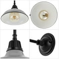 thumbnail image 5 of JONATHAN Y Aurora 12.25" 1-Light Farmhouse Industrial Indoor/Outdoor Iron LED Gooseneck Arm Outdoor Sconce, Gray, 5 of 7