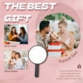 thumbnail image 3 of RAGUPEL Hand Mirrors with Handle,Circular Mirror Surface 6.7"*3.9"*0.4" Handheld Mirror with Handle,Aluminum-Coated Mirror Hand Held Mirrors with Handle,Black, 3 of 7