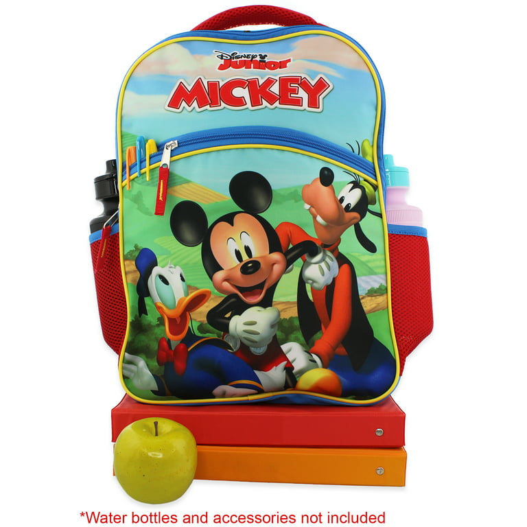 Disney Mickey Mouse and Friends Boys Girls 16 inch School Backpack B22Dc54509, Boy's, Size: One size, Blue