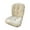 White, variant on Lumbar Support Cushion Cozival High-Back Ergonomic Seat Cushion with Removable Washable Cover, Plush Padding with Non-Slip Base for Office Chairs, Dining Rooms Or Car Seats, Brown