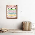 thumbnail image 2 of Framed Bathroom Checklist 9"x12" Metal Sign, Wall Decor for Mancave, Den, or Gameroom, Hand-Crafted from reclaimed materials, 2 of 3