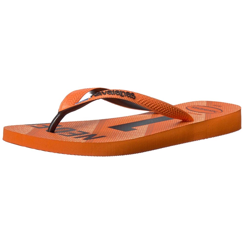 havaianas slim orange bronze