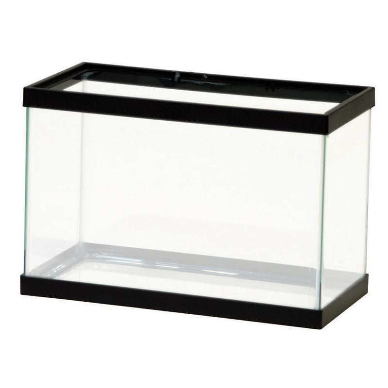 Aqueon Standard Aquarium Black Frame 2.5 gal Clear Silicone