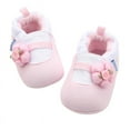 thumbnail image 4 of Newborn Baby Boys Girls Cozy Fleece Booties with Grippers Stay On Slipper Socks Infant Toddler Crib Winter Shoes for Boys Girls, 4 of 5
