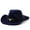 Blue, variant on Classic Womens Western Cowboy Cowgirl Hats with Wide Belt