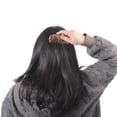 thumbnail image 5 of Unique Bargains 1 Pc Women Durable Cute Cat Comb Black Acetate Sheet, 5 of 6