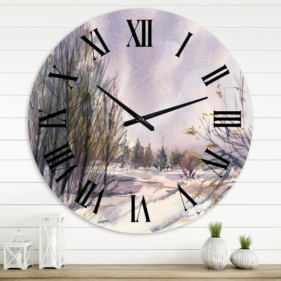 Designart 1 in Traditional Wall Clock