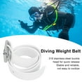 thumbnail image 4 of Ceinture de Poids pour Plongée, Ceinture de Poids en Silicone Réglable pour la Pêche sous-Marine avec Boucle à Dégagement Rapide, Ceinture de Plongée pour Plongée en Apnée, Plongée sous-Marine, 4 of 7