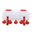 thumbnail image 1 of Bebedero Automático Para Pollos, 10 L, Con 10 Bebederos, Dispensador De Agua Autorrellenable Para Patos, Codornices, Pavos, Gansos Y Gallineros., 1 of 7