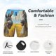 thumbnail image 3 of Balery Funny Countryside Donkey Bañador para hombre, shorts de playa de secado rápido con entrepierna y forro de compresión-XX-Large, 3 of 6