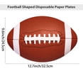 thumbnail image 3 of Uinagy Super Bowl Football Paper Plate Large, 3 of 8
