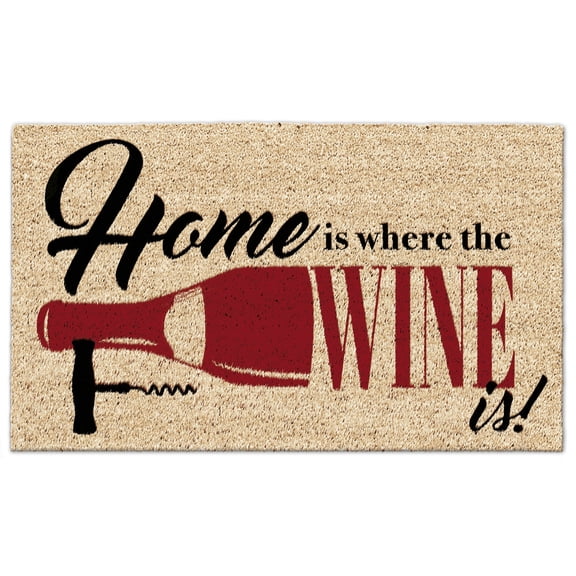 Design Imports India Doormat, House Wine