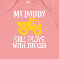 thumbnail image 4 of Inktastic Construction My Daddy Still Plays with Trucks Boys or Girls Baby Bodysuit, 4 of 5