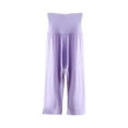 thumbnail image 5 of YUTK Girls' Sweatsuit Set,Toddler Kids Boys Girls Fashion Cute Solid Color Soft Half Sleeve Top Pants Home Wear Suit Purple, 5 of 5