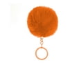 thumbnail image 5 of Linyer Fuzzy Ball Keychain Supple Comfortable Lovely Key Rings Adorable Practical Key Chains Women for Children Adults Elderly Students Orange 7cm, 5 of 6