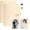Beige, variant on Photo Album 5x7 Holds 272 Pictures Leather Cover 5 x 7 Album Extra Large Capacity Picture Book Acid Free Inner Pages Book for Wedding Family Boys Girls Art Work Photos (Brown)