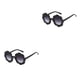 thumbnail image 3 of Gafas ópticas Qarigey gafas de girasol Accesorios de ropa adorables con marco adecuado facial Negro brillante 2piezas, 3 of 6