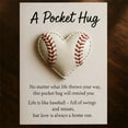 thumbnail image 2 of WMGHA Pocket Hug Gift Bulk Hug Cards with Heart Shape Baseball Softball Basketball Keepsake Exchange Relationship Cards for Athletes and Sports Lovers, Ideal as Inspirational Gift and Decor, 2 of 9