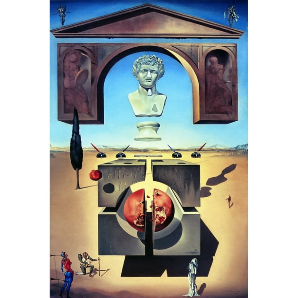 Dali - Dematerialization Near the Nose Of Nero - CANVAS OR PRINT WALL ...