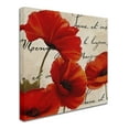 thumbnail image 4 of Trademark Fine Art "Coquelicots Rouge I" Canvas Art by Color Bakery, 4 of 4