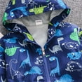 thumbnail image 3 of Aayomet Coat For Boys Waterproof Rain Jacket Coat Windbreaker Windproof Spring Fall Raincoat Blue 18-24 Months, 3 of 5