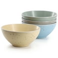 thumbnail image 4 of Elama Emilia 16 Piece Assorted Double Bowl Stoneware Dinnerware Set in Speckled Multi-Color, 4 of 8