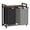 Bicolor and Rustic Brown, variant on 46L Laundry Hamper with Shelf Laundry Basket Laundry Sorter with 2 Pull-Out and Removable Bags Shelf Rustic Brown and Black