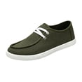 thumbnail image 2 of Slip On Shoes for Women Men, Casual Canvas Lightweight Breathable Flat Loafers, Comfy Daily Walking Fashion Round Toe Driving Flats, 2 of 4