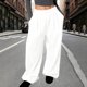 thumbnail image 5 of Pincandy Women's Fashion Casual Solid Color Ruched Elastic Waist Pants - Loose Fit for Outdoor Activities, 5 of 5