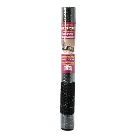 Amaco Wireform Modeler's Mesh - Roll, 20" x 5 ft, Black