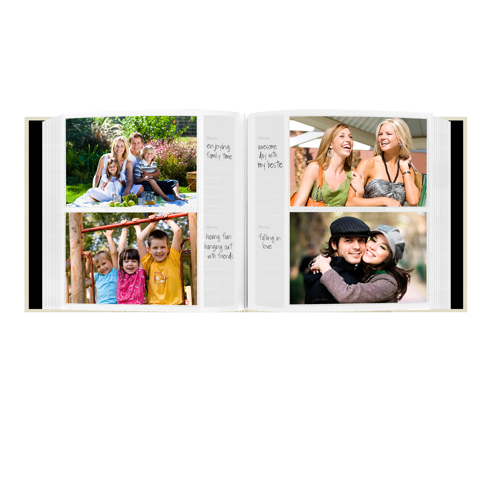Leather 6-inch Family Photo Album 200 Pp Pockets Photo Albums 4x6