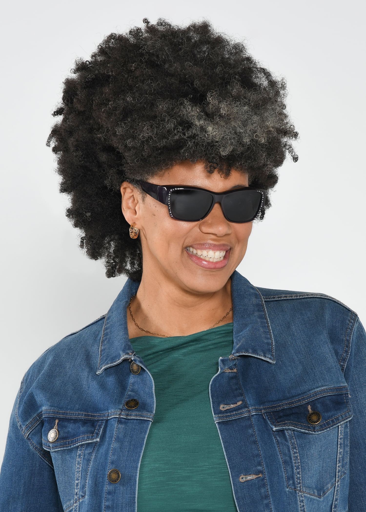 Solar Shield Dioptics Unisex Square Fashion Sunglasses Black