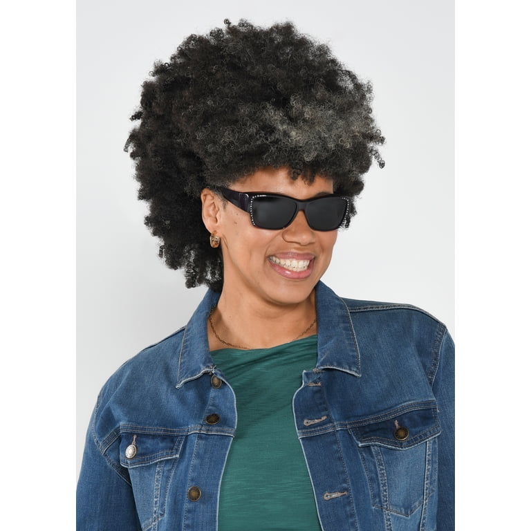 100% UV Protective Square Sunglasses - Shield Style Amazon.com: LDT LDT1018 Women main image 3