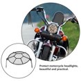 thumbnail image 3 of KALLORY Protector Para Faro De Motocicleta Color Negro Con De Malla Para Mayor Durabilidad, 3 of 6