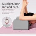 thumbnail image 3 of High Density Dual Color EVA Yoga Block, Wear Resistant Non-slip Foam Auxiliary Brick, Fitness Helper for Dancing Leg Stretching Body Shaping Home Sports Daily Training Use, Grey, 3 of 5
