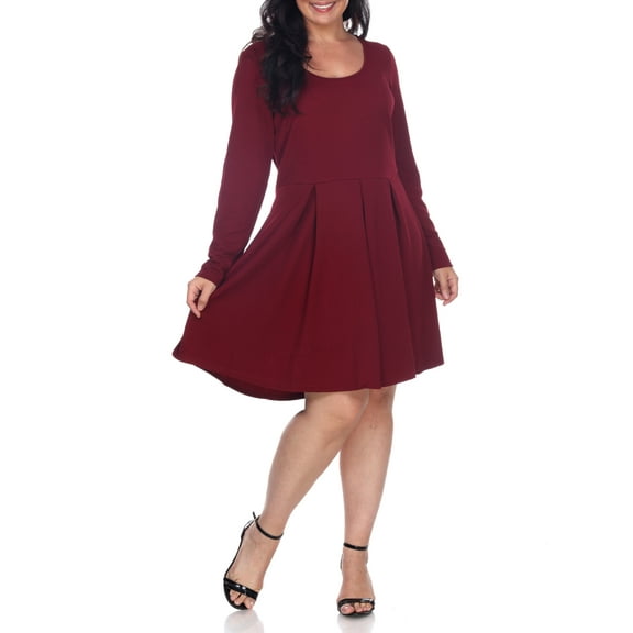 White Mark Women's Plus Size Jenara Dress