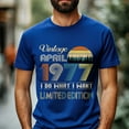 thumbnail image 2 of Vintage April 1977 T-Shirt - Retro Style Birthday Tee for Men - Meaningful Birthday Gift for April Born, 2 of 4